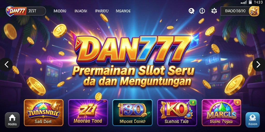 Tampilan menarik dari gameplay slot DAN777 yang seru.