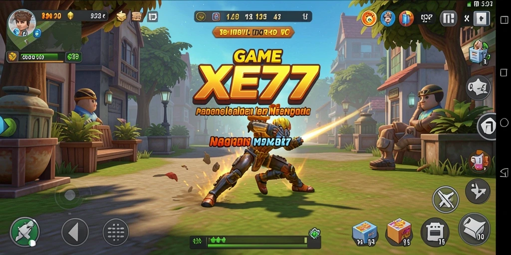 Tangkapan layar XE77 menampilkan gameplay seru dalam genre Idle.
